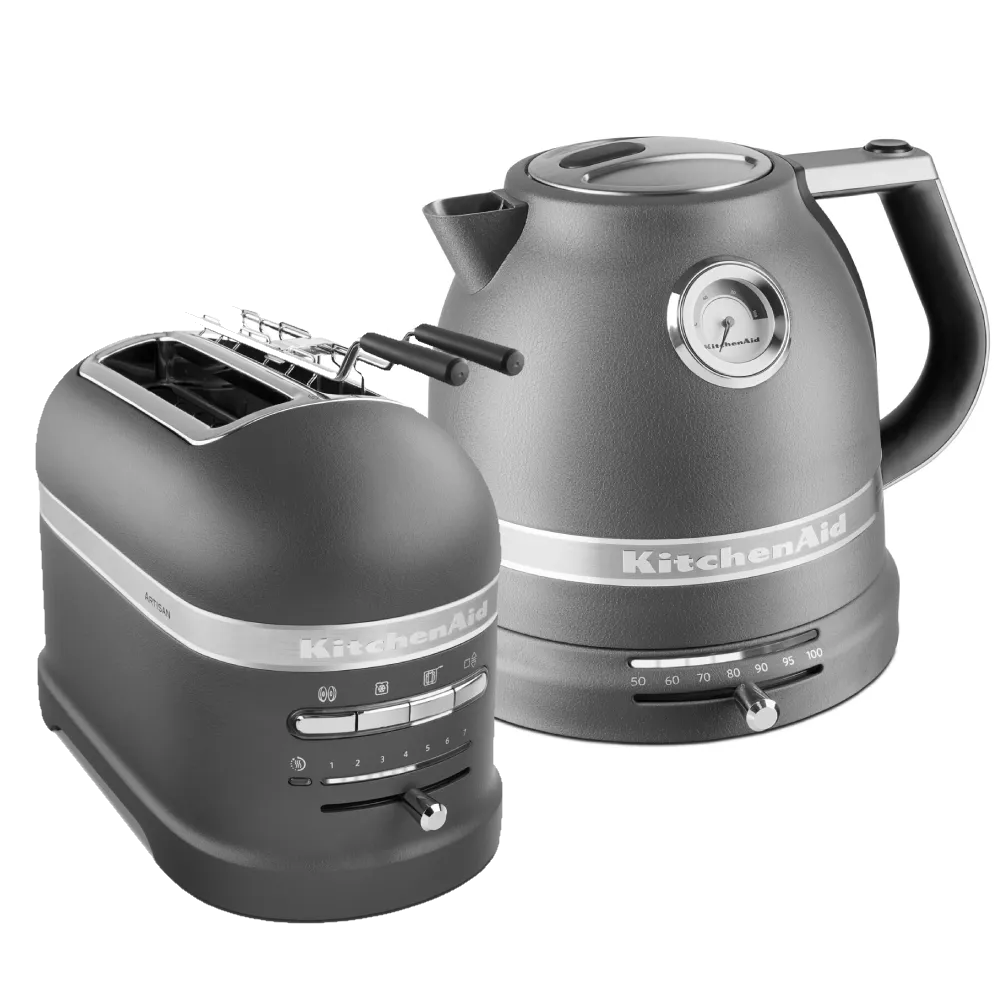 KitchenAid Artisan Wasserkocher - Toaster Set Grau