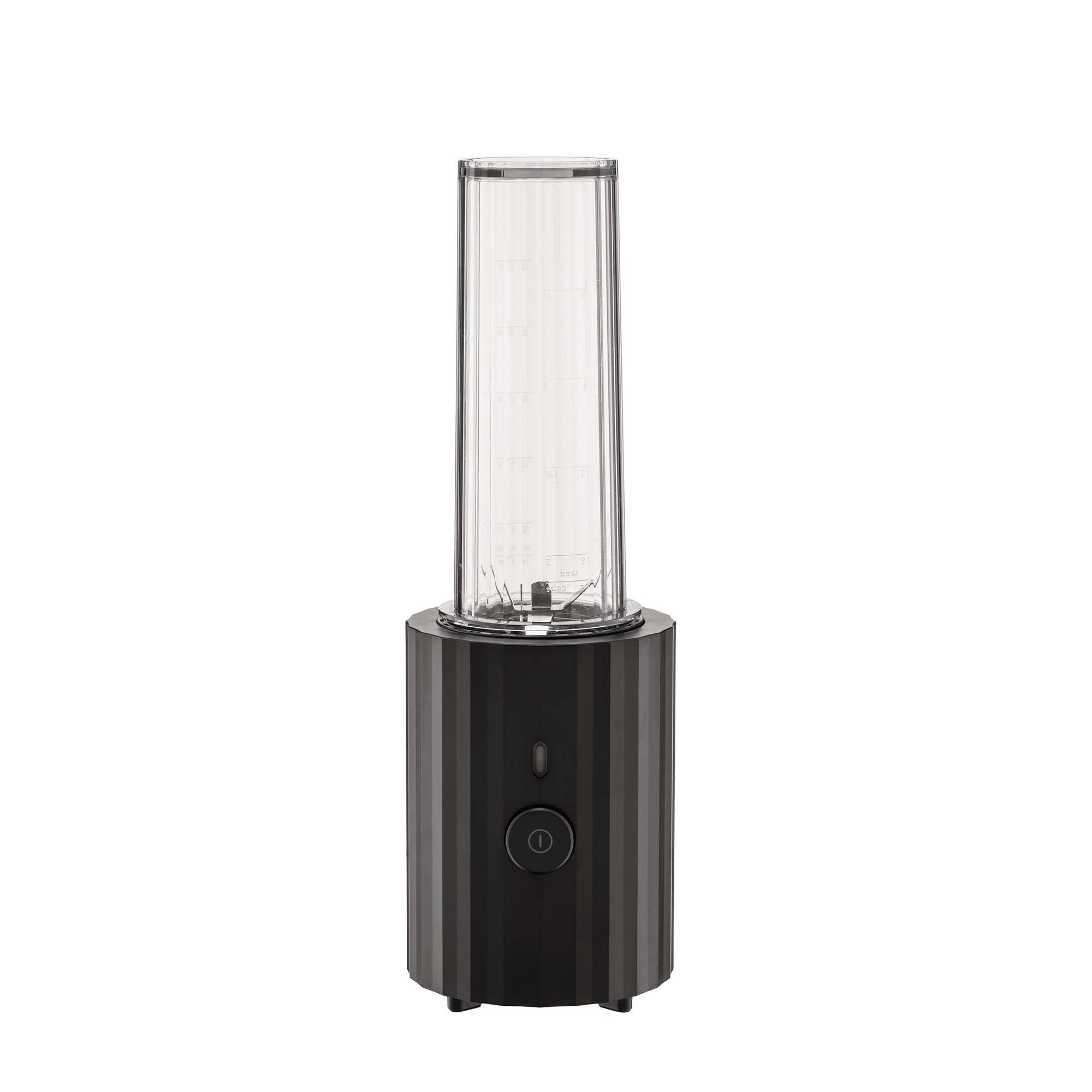 Alessi Plisse Personal Blender Schwarz