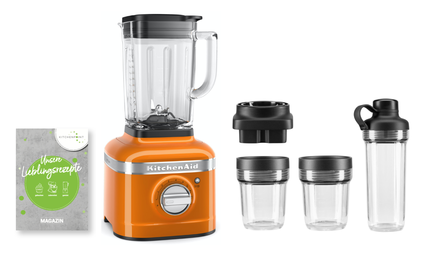 KitchenAid K400 Blender Smoothie Set Honey