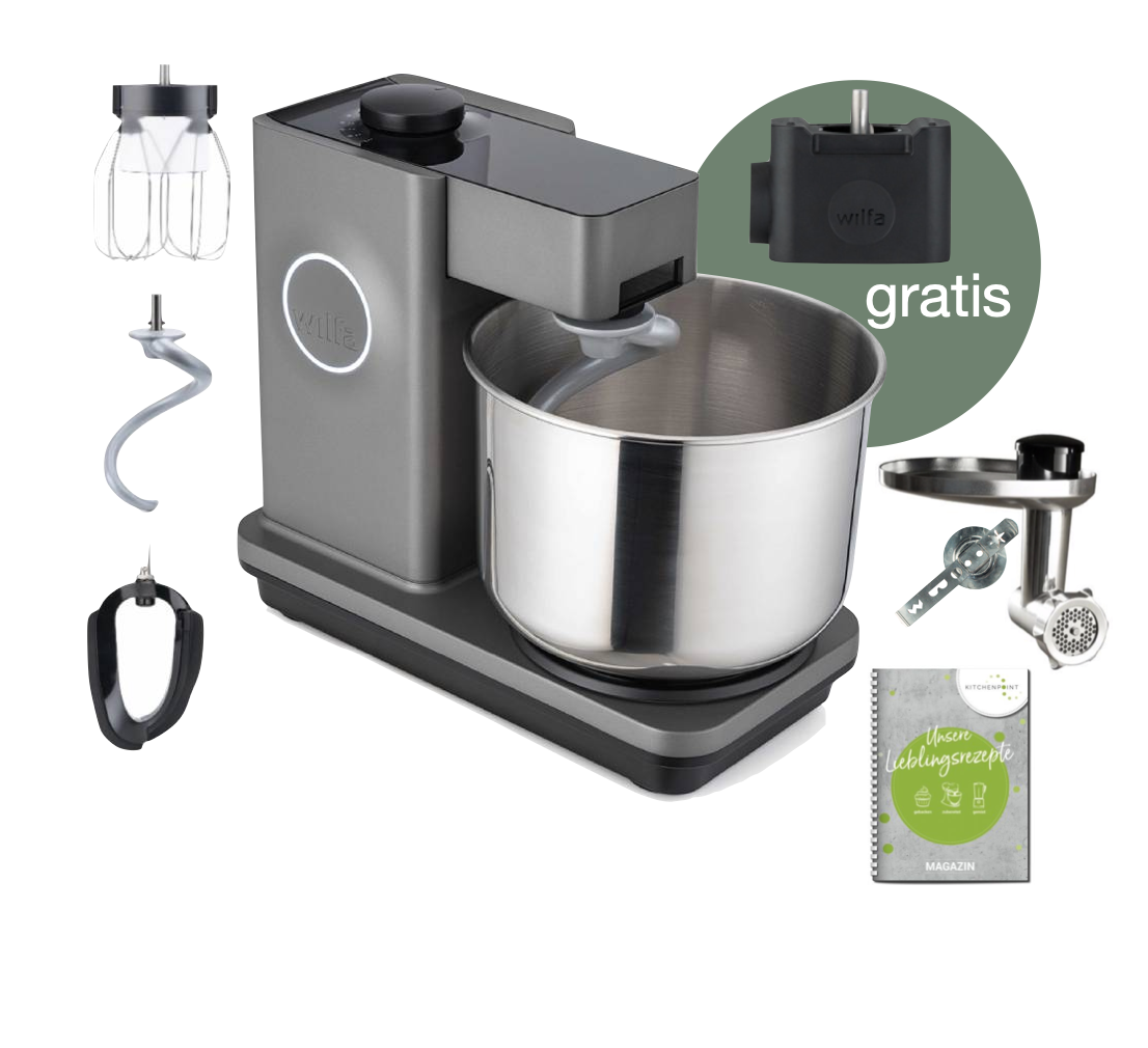 Wilfa Küchenmaschine Probaker grau - Back Set