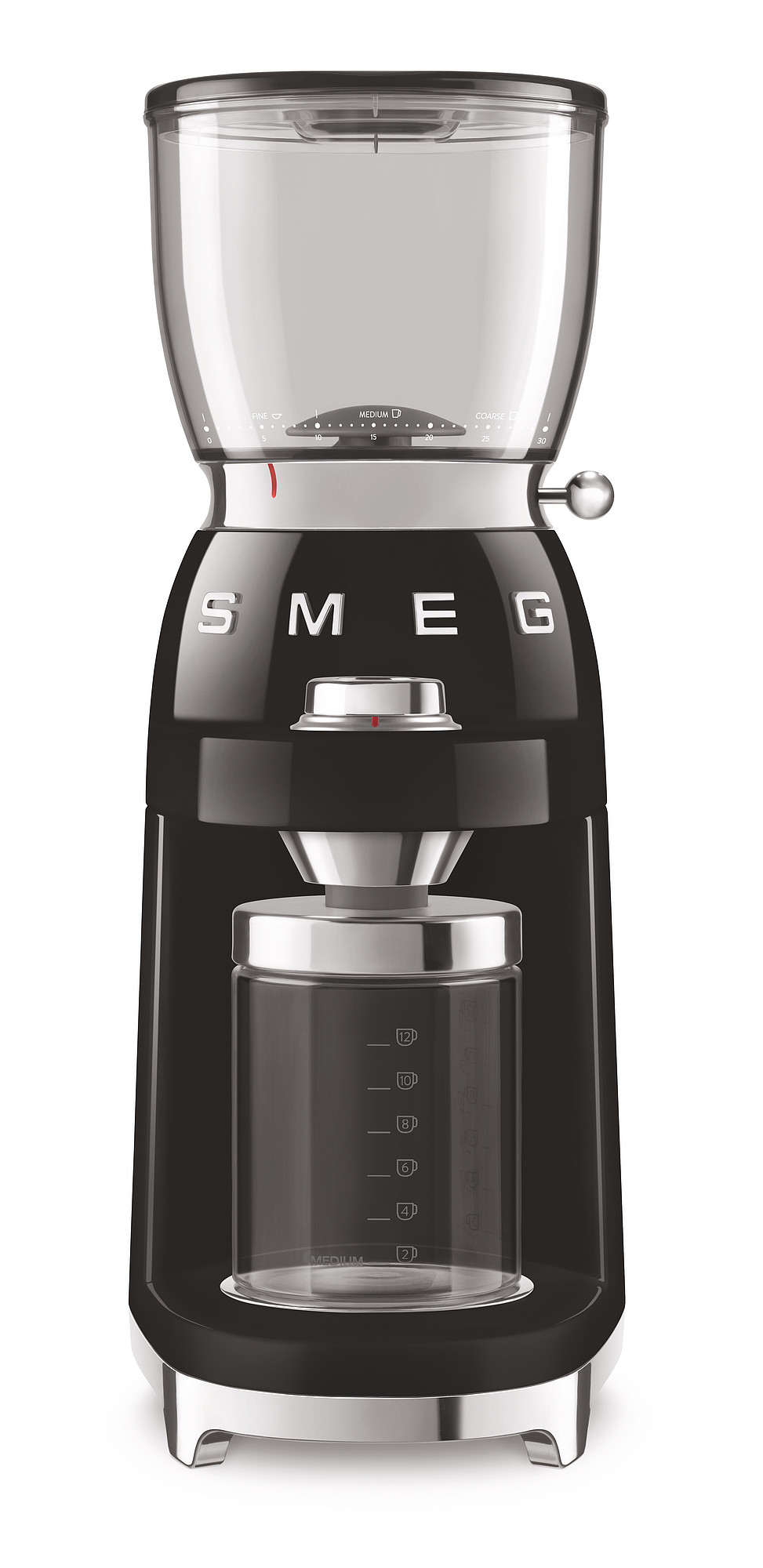 SMEG Kaffeemühle schwarz