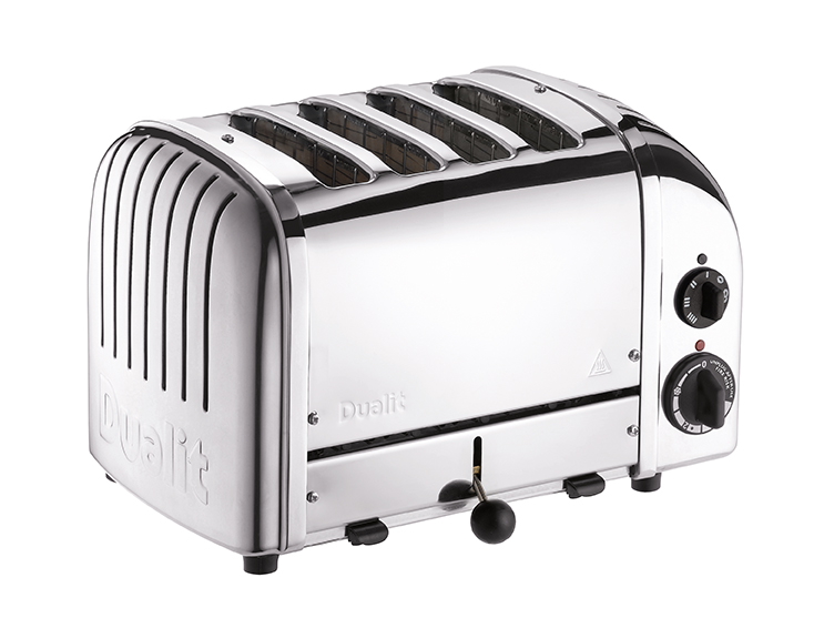 Dualit Classic Toaster 4 Scheiben Aluminium Poliert - Aktions Set Dualit Classic Toaster 4 Scheiben Aluminium Poliert - Aktions Set