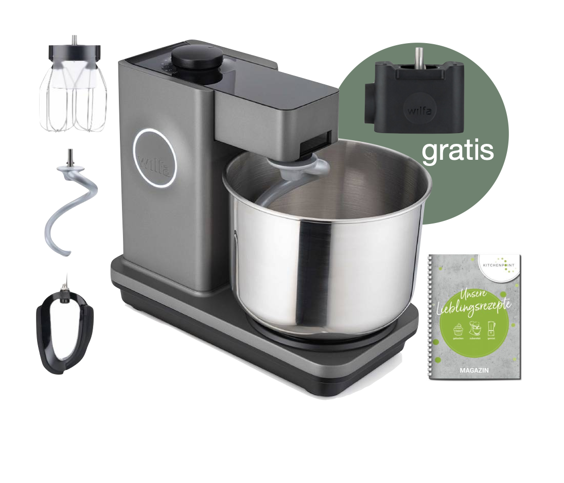 Wilfa Küchenmaschine Probaker grau - Adapter Set