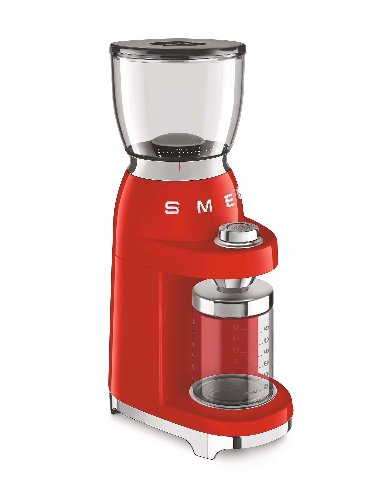 SMEG Espressomaschine Set rot SMEG Espressomaschine Set rot