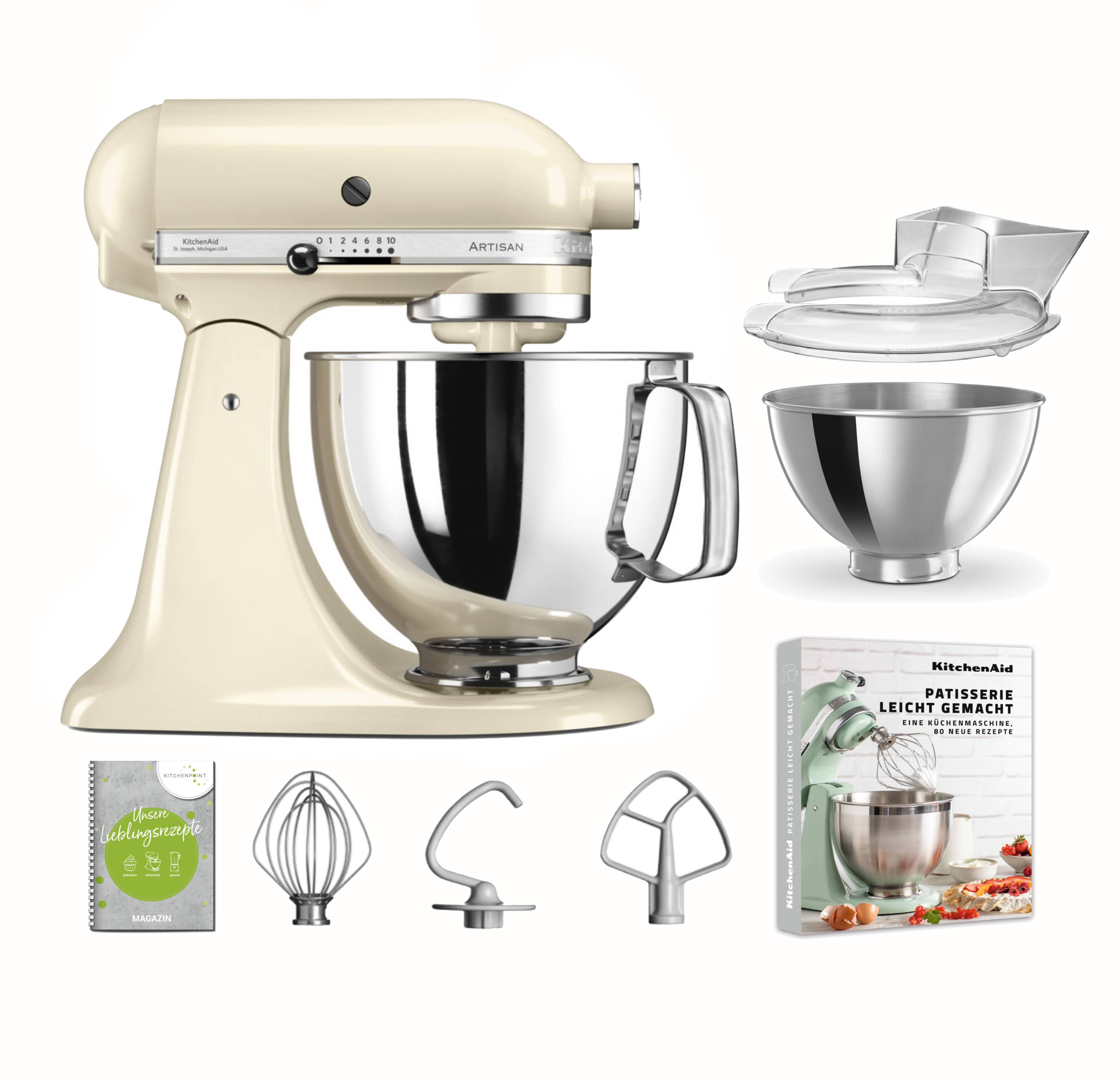 KitchenAid Küchenmaschine 125 Creme Upgrade Set 