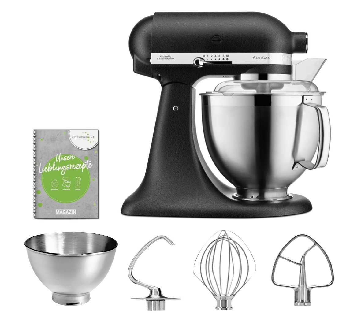 KitchenAid Küchenmaschine 185 Imperial Schwarz