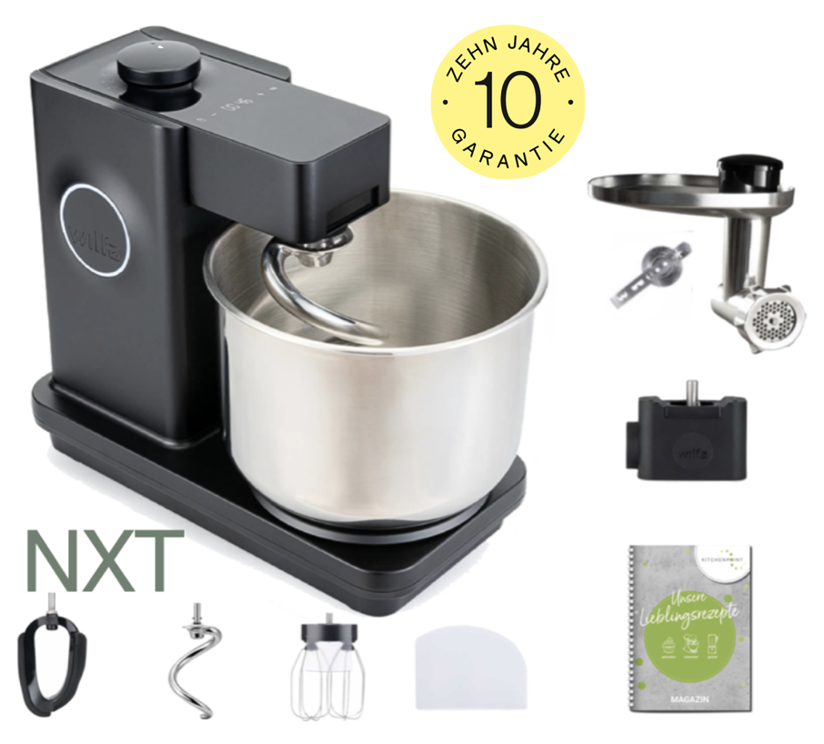 Wilfa Küchenmaschine PROBAKER NXT, Schwarz - Back Set