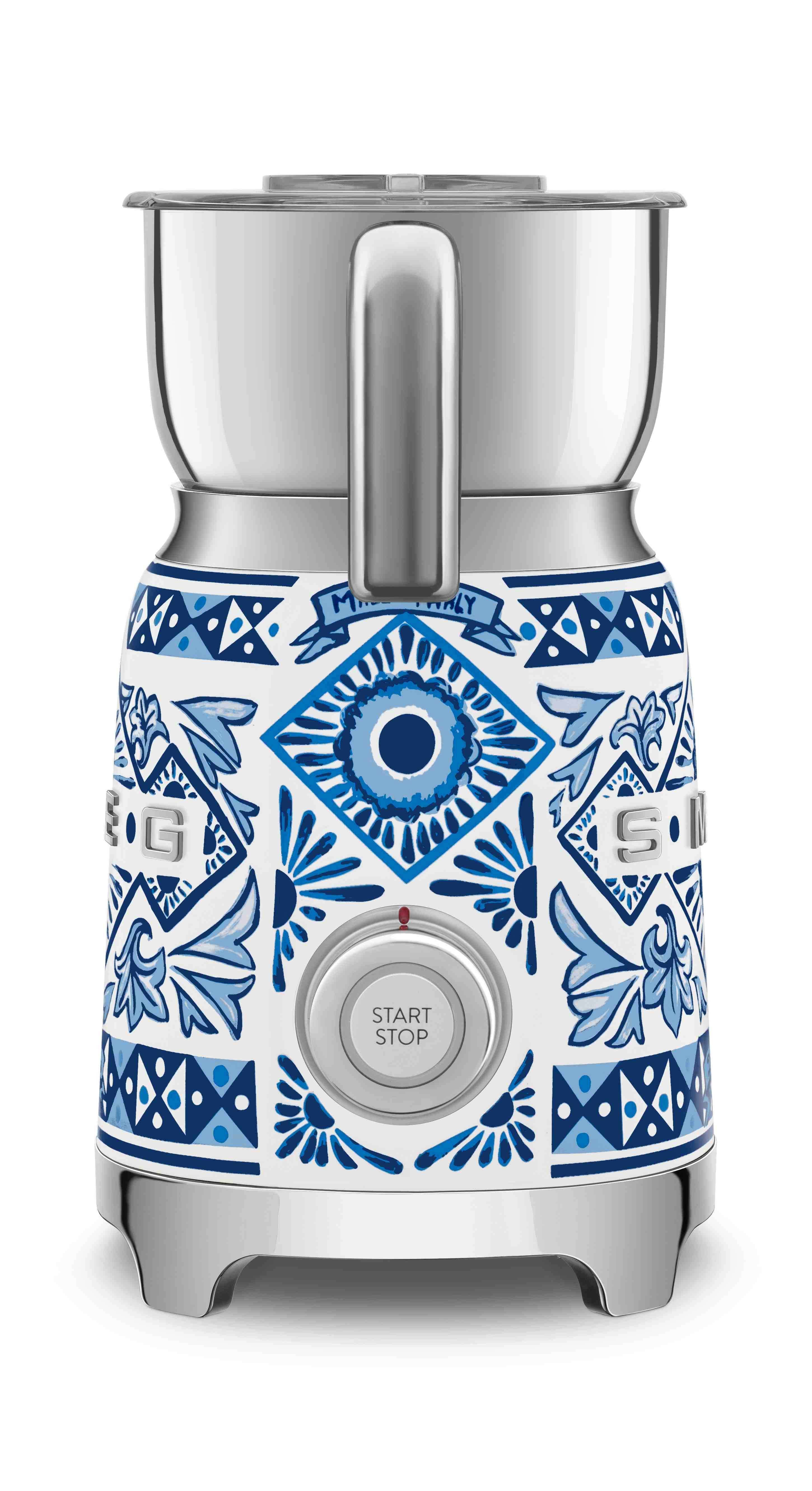 SMEG Milchaufschäumer Dolce & Gabbana Blu Mediterraneo SMEG Milchaufschäumer Dolce & Gabbana Blu Mediterraneo