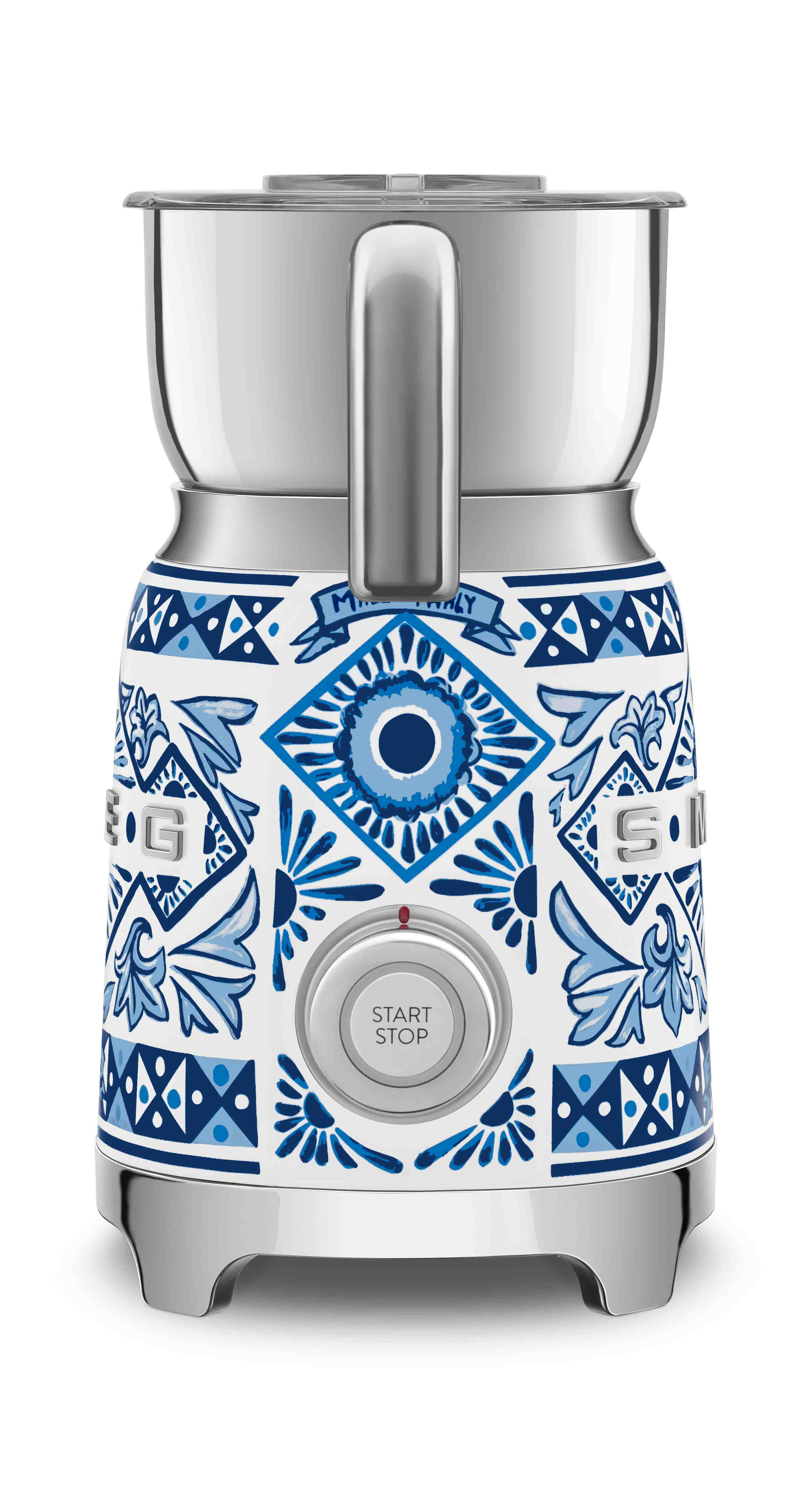 SMEG Milchaufschäumer Dolce & Gabbana Blu Mediterraneo