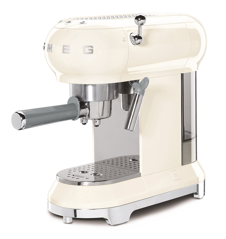 SMEG Espressomaschine Creme - Sale