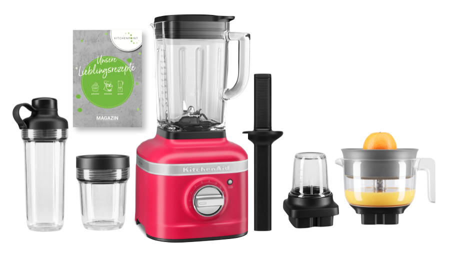 KitchenAid Komplett Set Hibiscus - K400 Blender