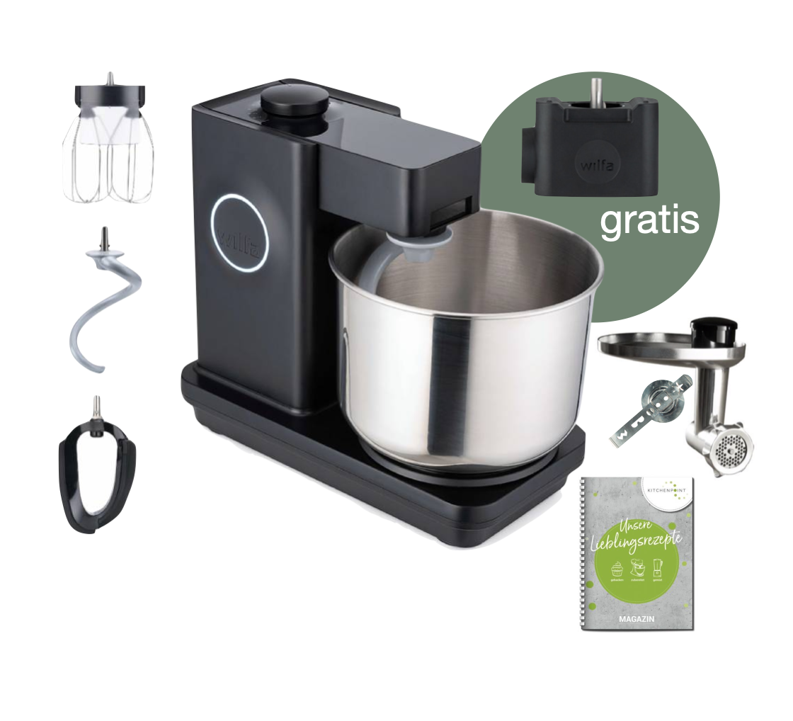 Wilfa Küchenmaschine Probaker schwarz - Back Set