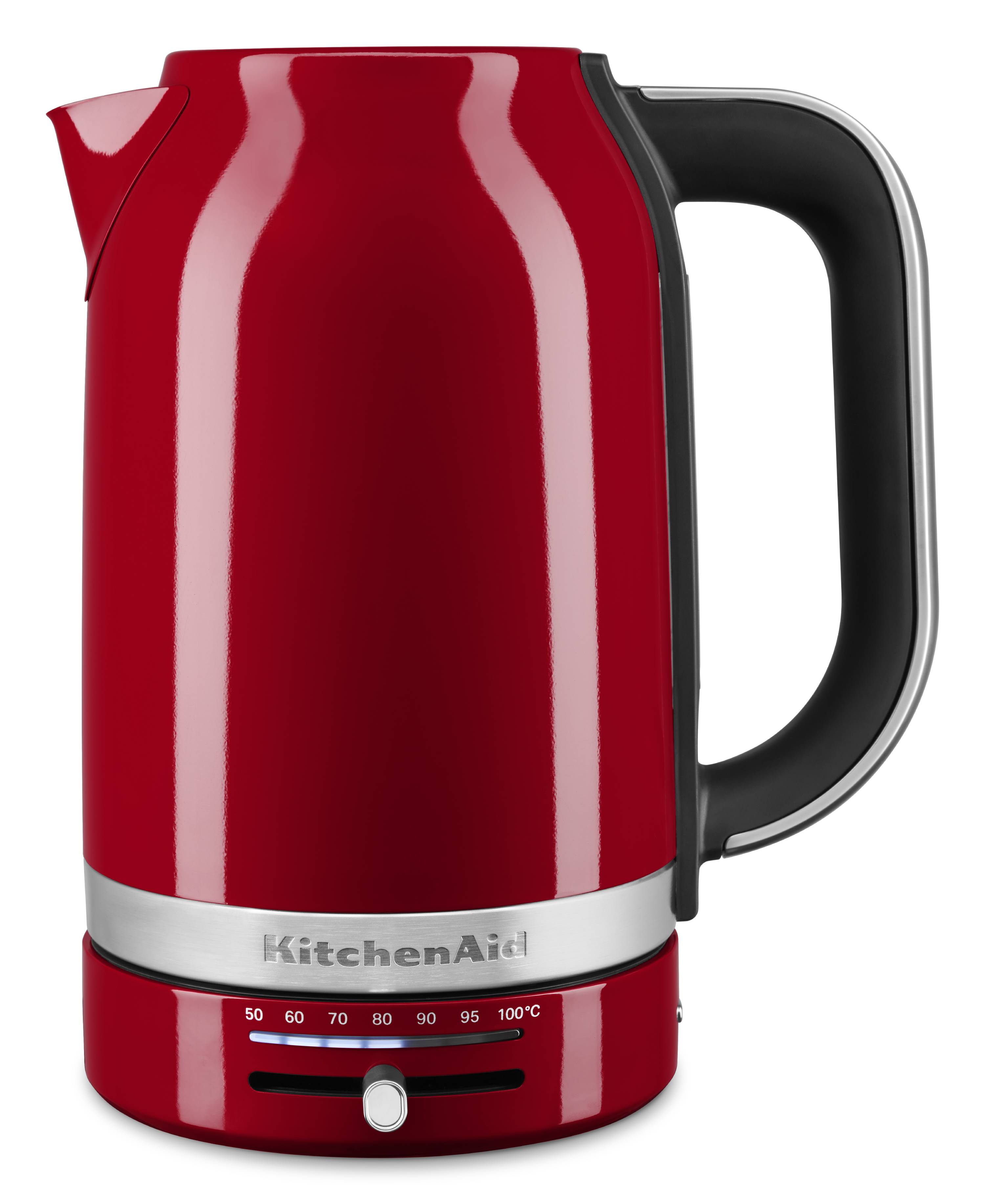 KitchenAid Wasserkocher 1,7l mit Temperaturregelung Empire rot KitchenAid Wasserkocher 1,7l mit Temperaturregelung Empire rot