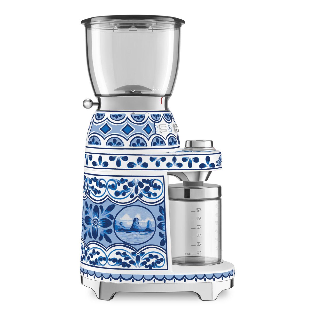 SMEG Kaffeemühle Dolce & Gabbana Blu Mediterraneo SMEG Kaffeemühle Dolce & Gabbana Blu Mediterraneo