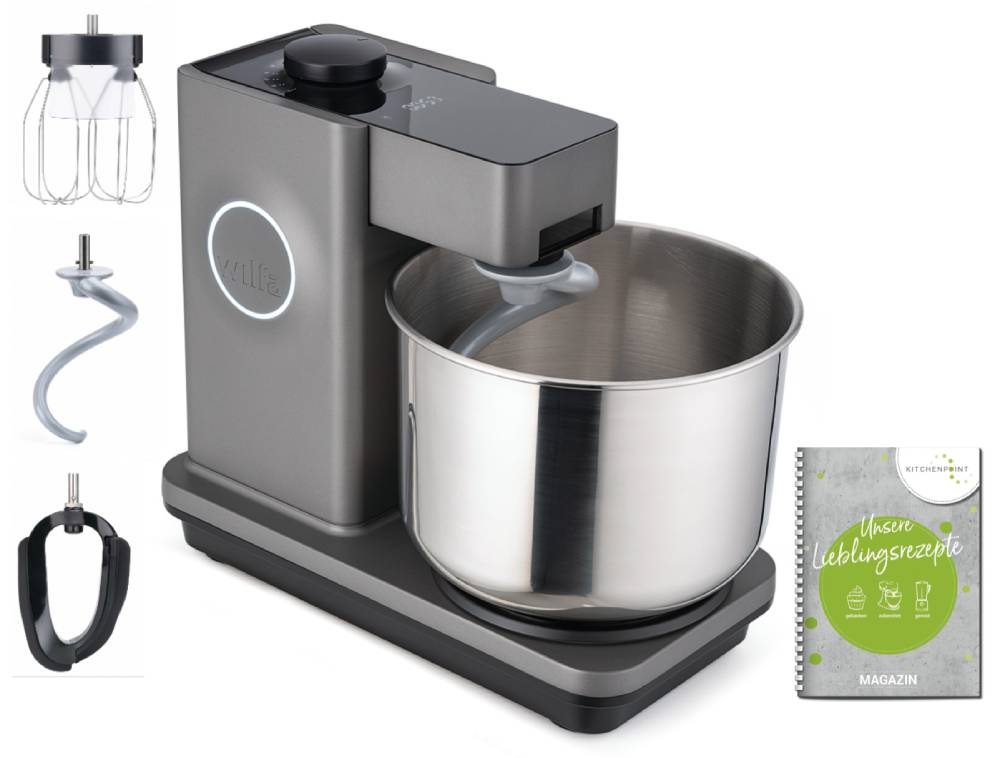 Wilfa Küchenmaschine Probaker Timer grau - Schüssel Set inkl. Adapter Wilfa Küchenmaschine Probaker Timer grau - Schüssel Set inkl. Adapter