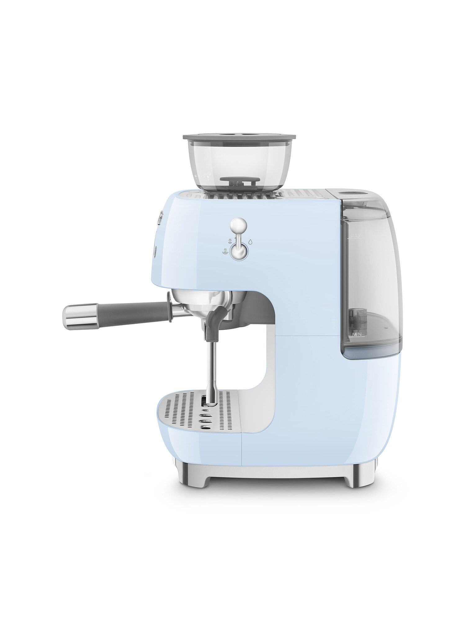 SMEG Espressomaschine mit integrierter Kaffeemühle Pastellblau SMEG Espressomaschine mit integrierter Kaffeemühle Pastellblau