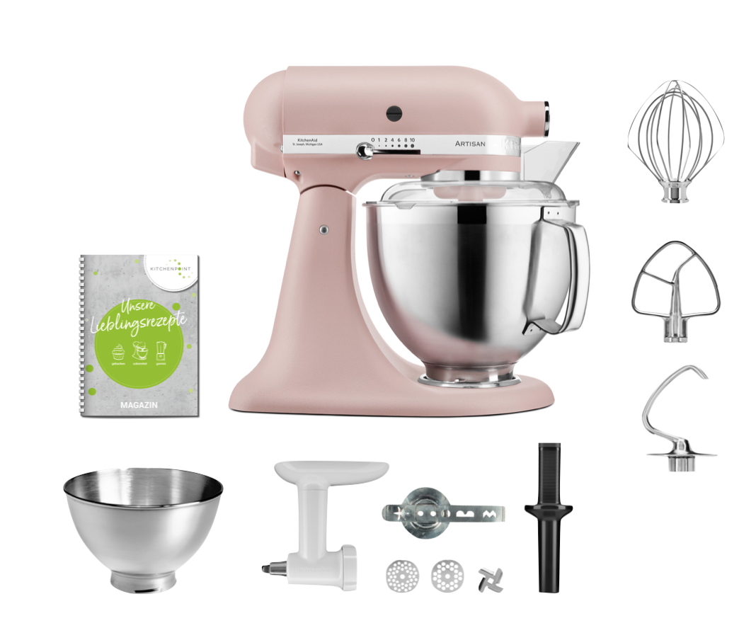 KitchenAid Küchenmaschine 185 Back Set Feather Pink