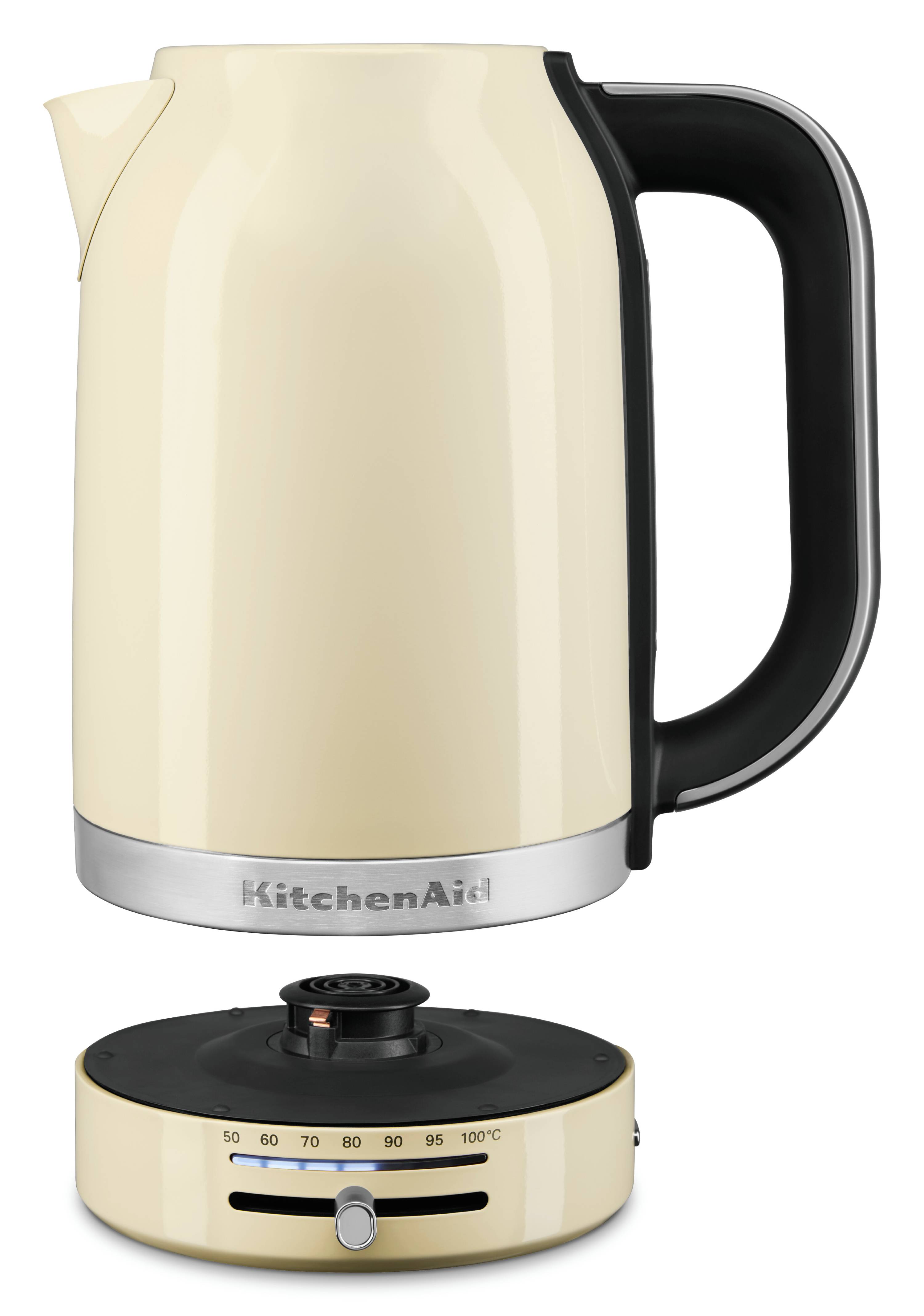 KitchenAid Wasserkocher 1,7l mit Temperaturregelung Creme KitchenAid Wasserkocher 1,7l mit Temperaturregelung Creme