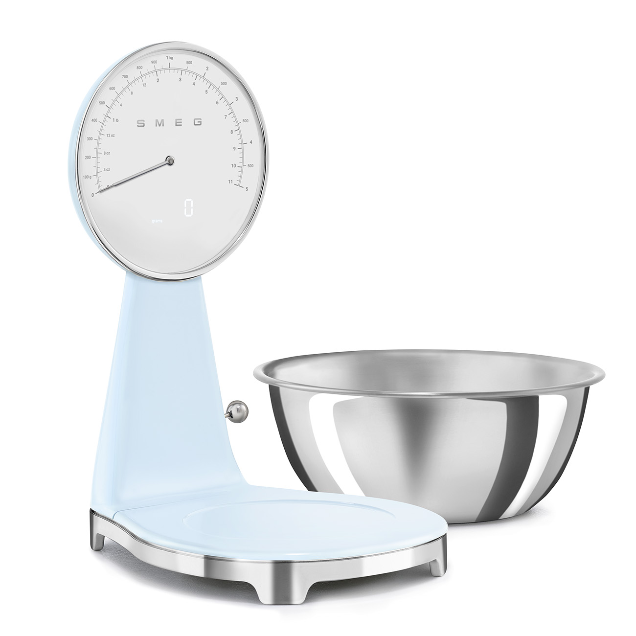 Smeg Analoge & Digitale Portionswaage - Pastellblau