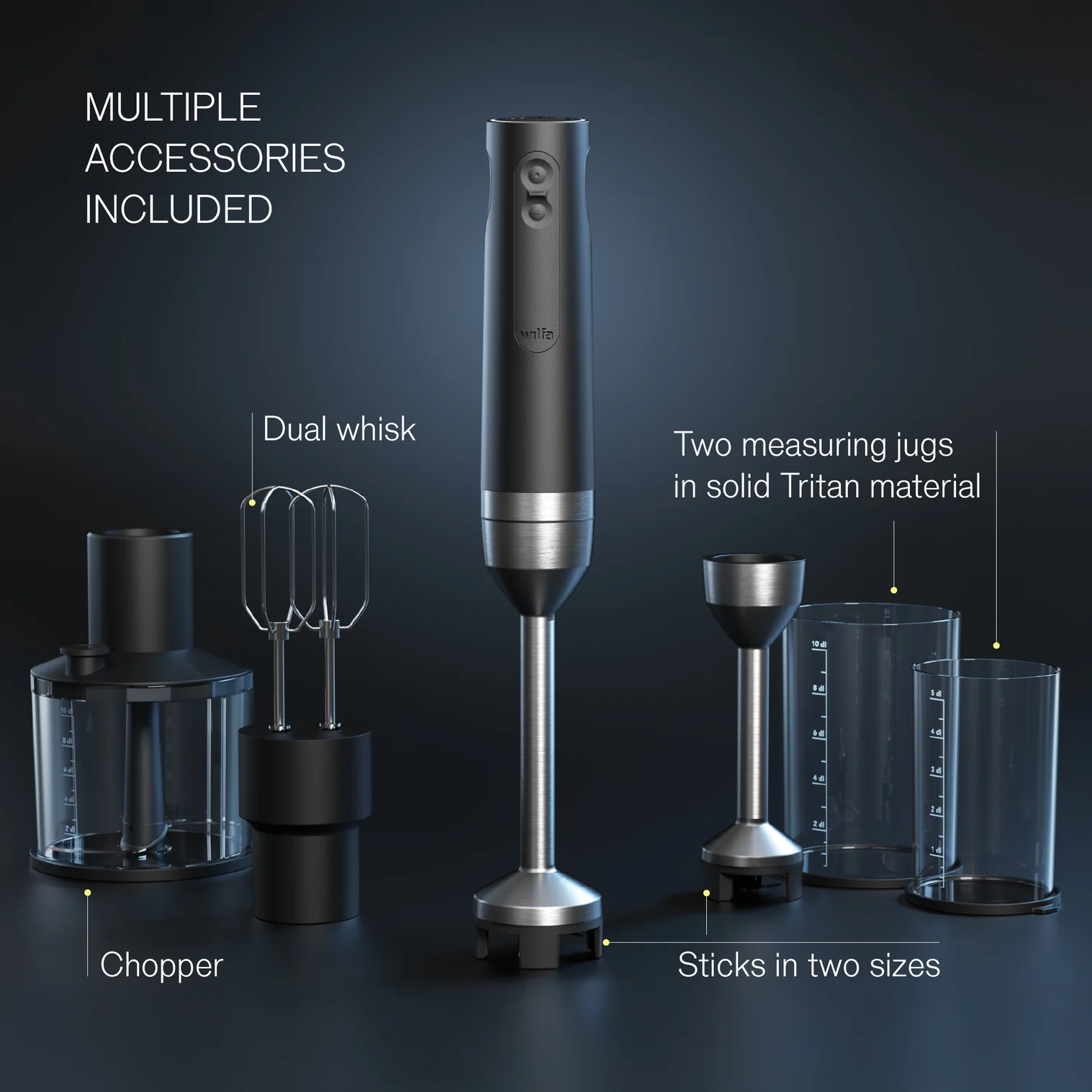 Wilfa Prostick Stabmixer • IM4B-1000FP • bei KitchenPoint kaufen