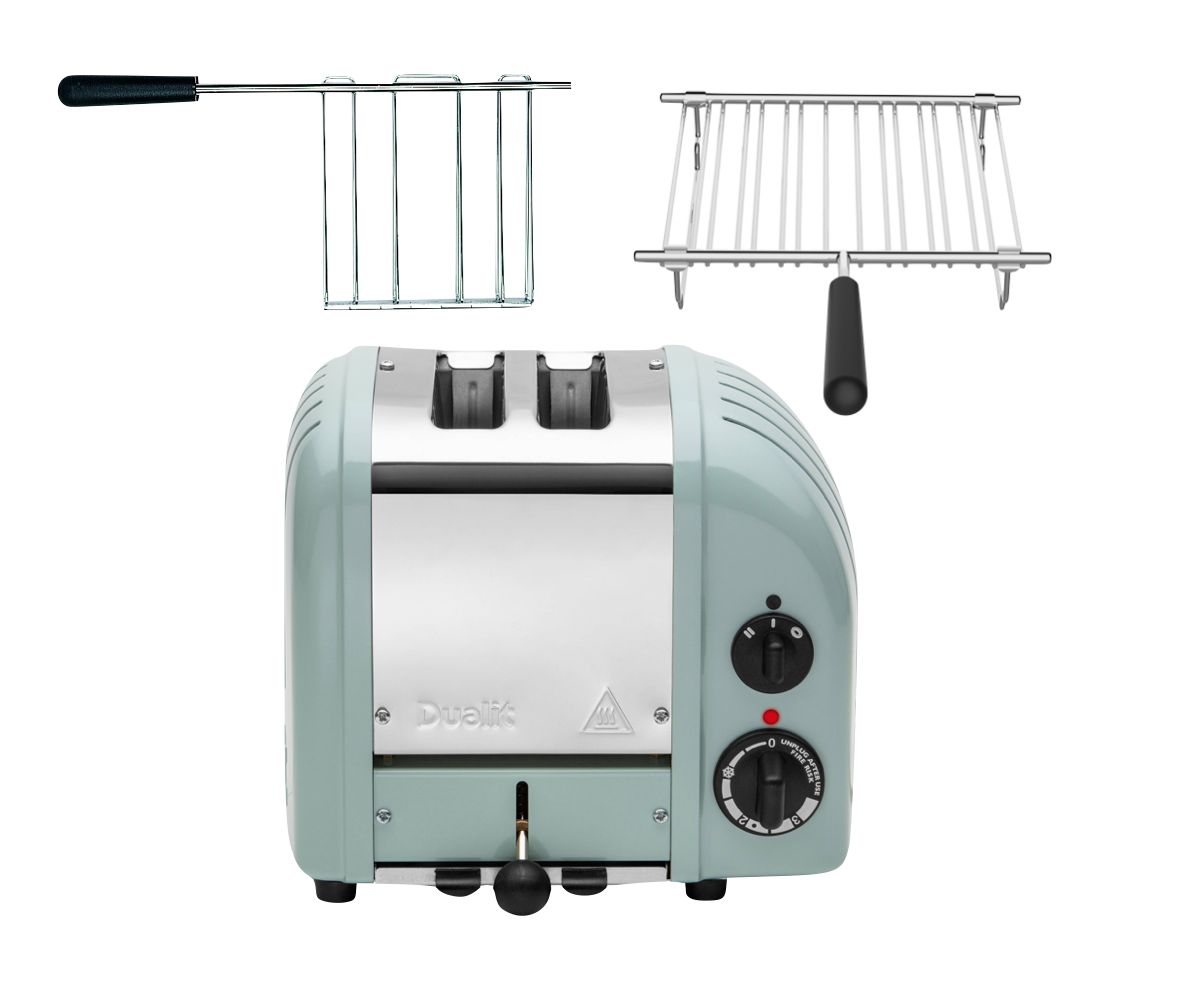 Dualit Classic Toaster 2 Scheiben Eukalyptus - Komplett Set