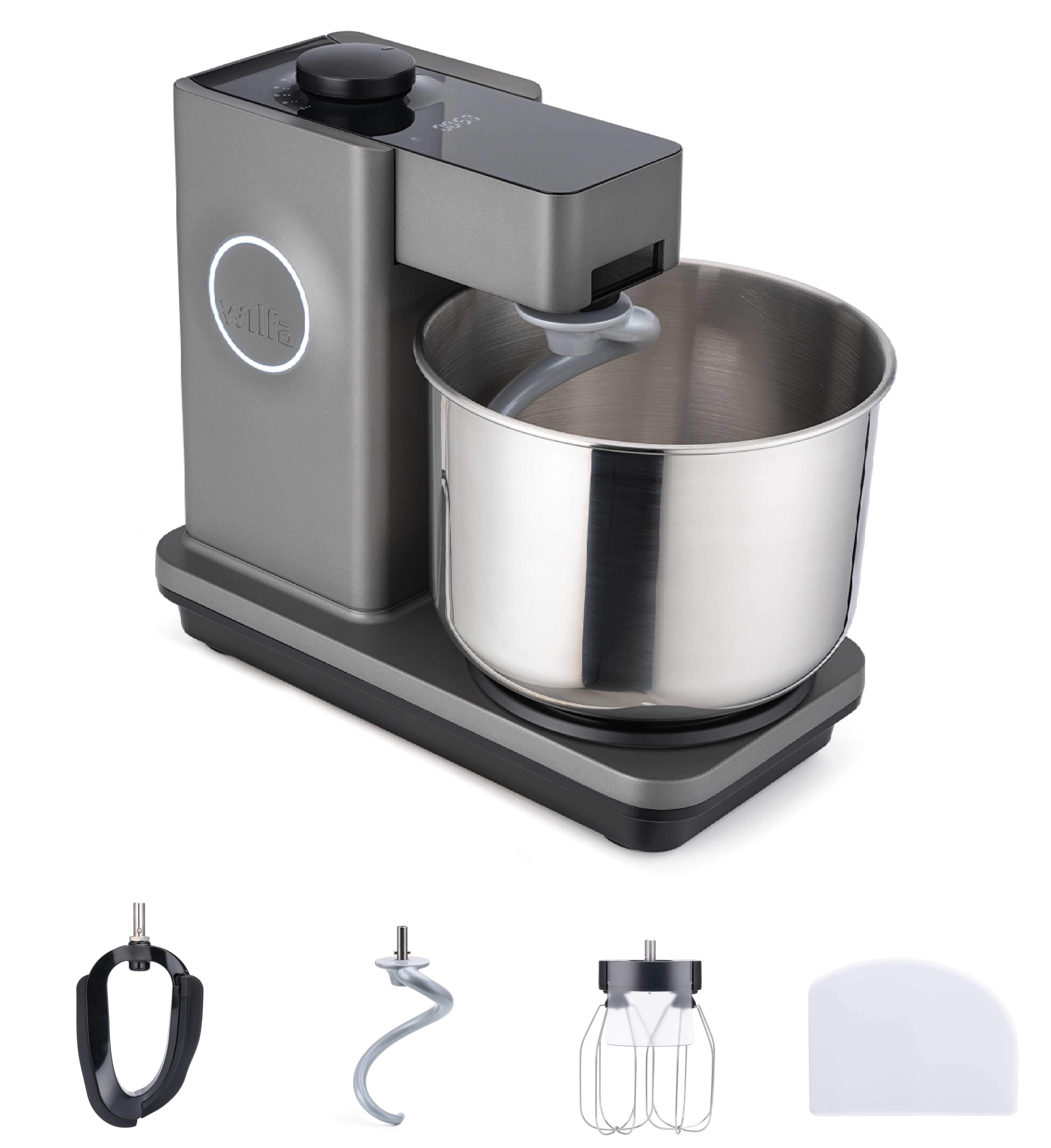 Wilfa Küchenmaschine Probaker Timer grau - Schüssel Set inkl. Adapter Wilfa Küchenmaschine Probaker Timer grau - Schüssel Set inkl. Adapter