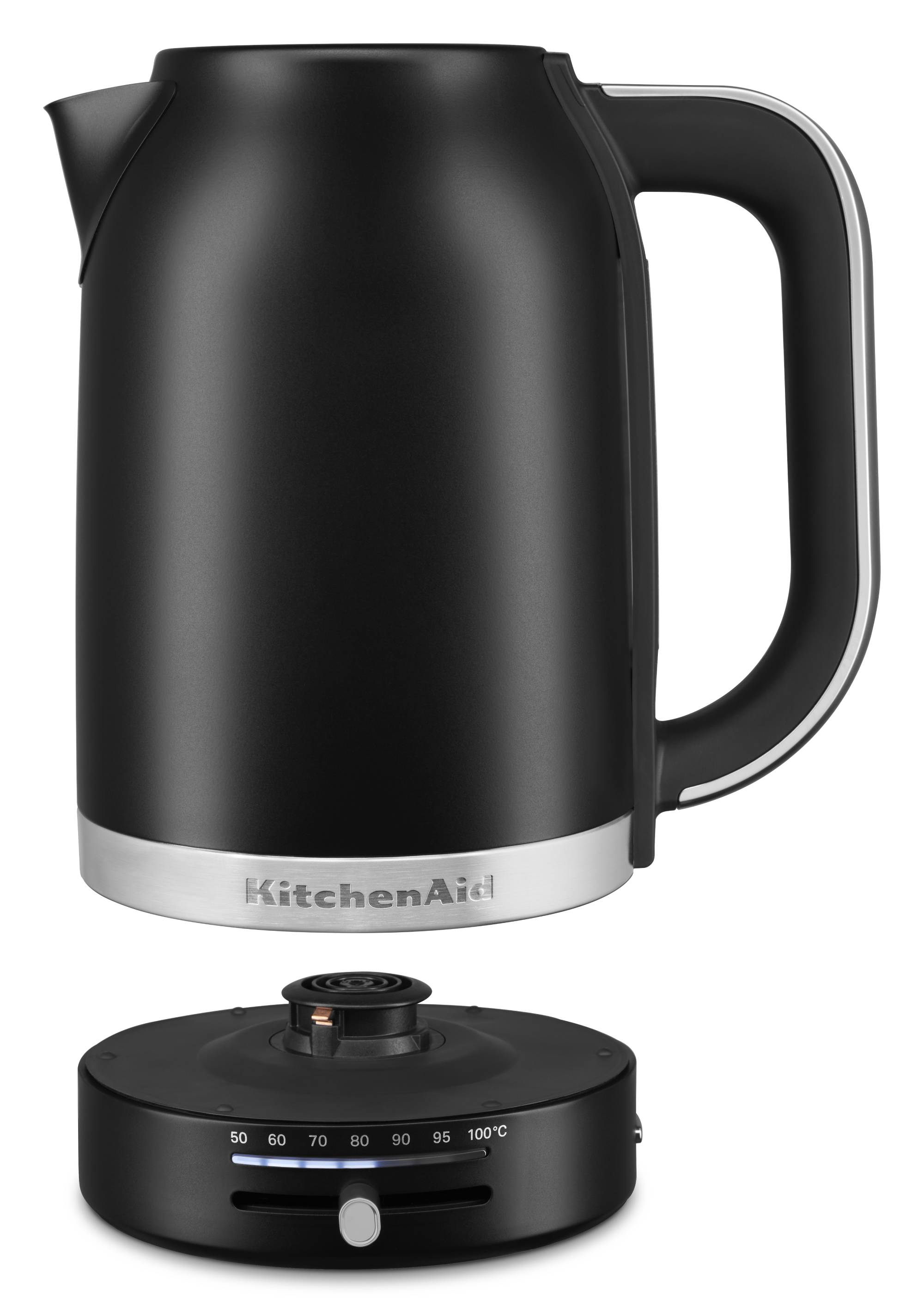 KitchenAid Wasserkocher 1,7l mit Temperaturregelung Matt Schwarz KitchenAid Wasserkocher 1,7l mit Temperaturregelung Matt Schwarz