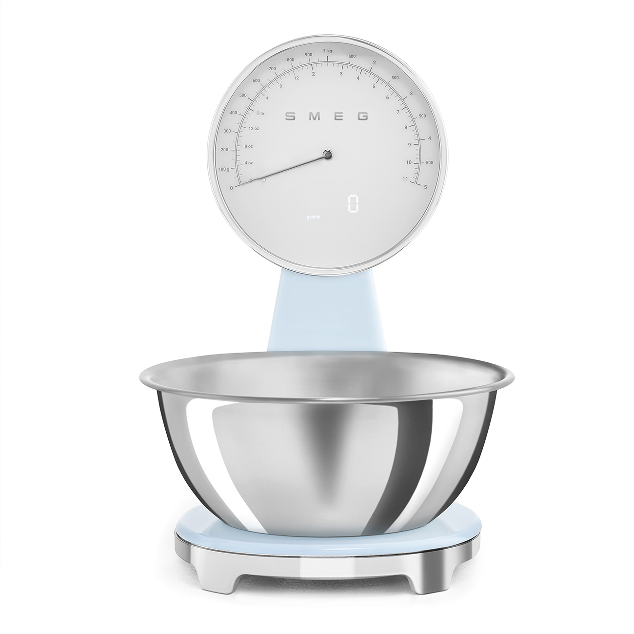 Smeg Analoge & Digitale Portionswaage - Pastellblau