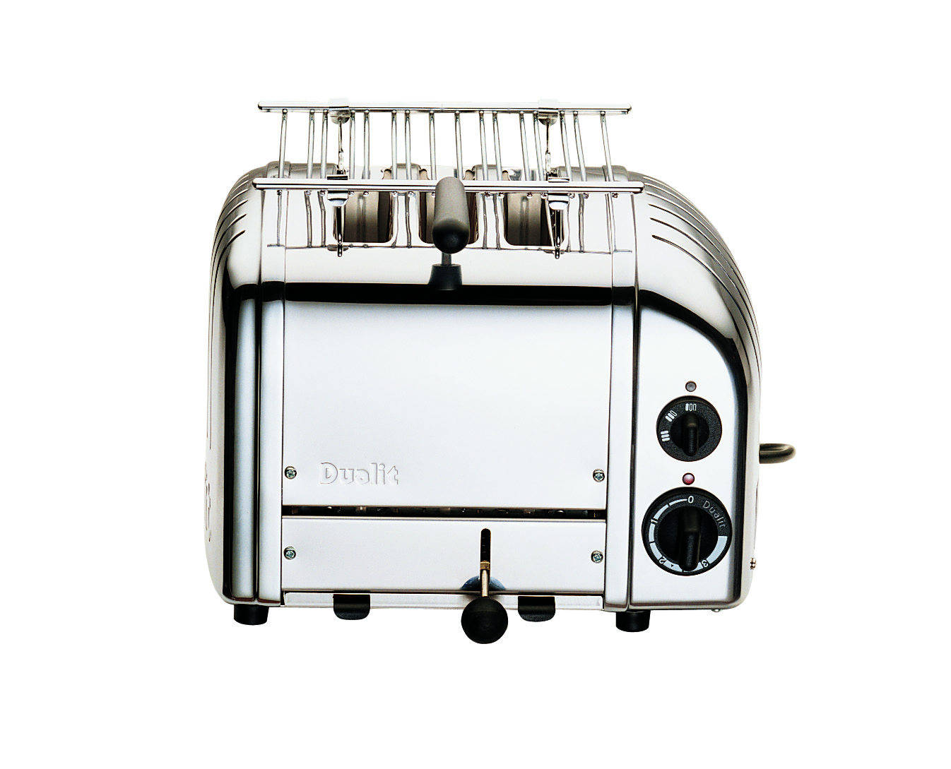 Dualit Classic Toaster 3 Scheiben Aluminium Poliert inkl. Sandwichzange und Brötchenaufsatz Dualit Classic Toaster 3 Scheiben Aluminium Poliert inkl. Sandwichzange und Brötchenaufsatz