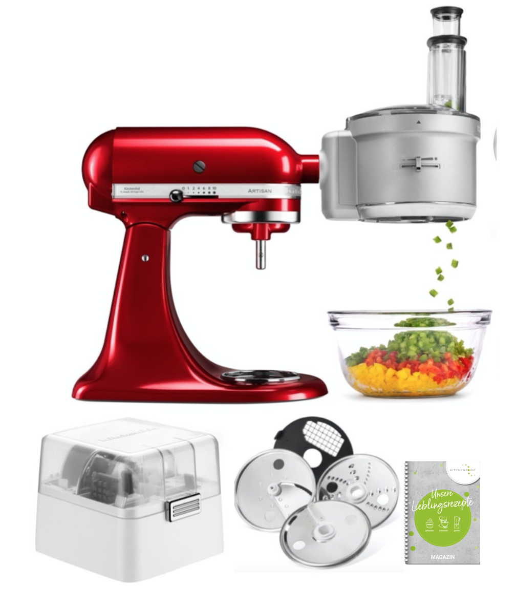 KitchenAid Foodprocessor Vorsatz mit Zubehör