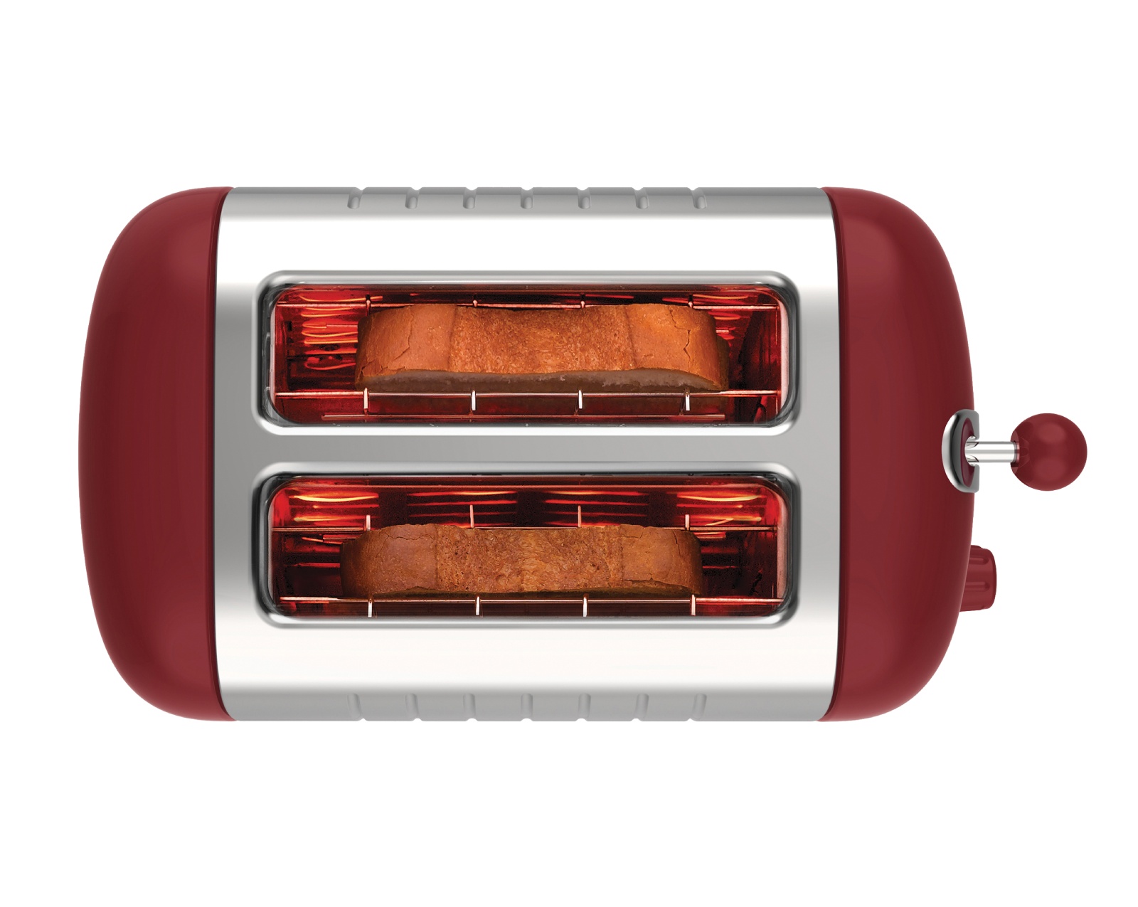 Dualit Lite Toaster  Rot 2 Scheiben