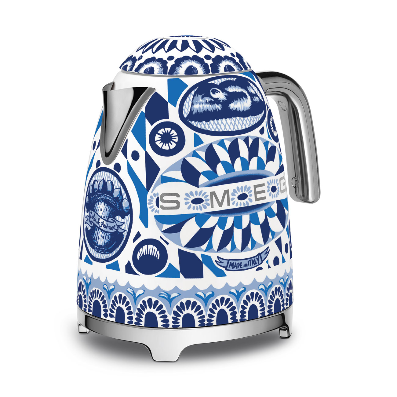 SMEG Wasserkocher Dolce & Gabbana Blu Mediterraneo