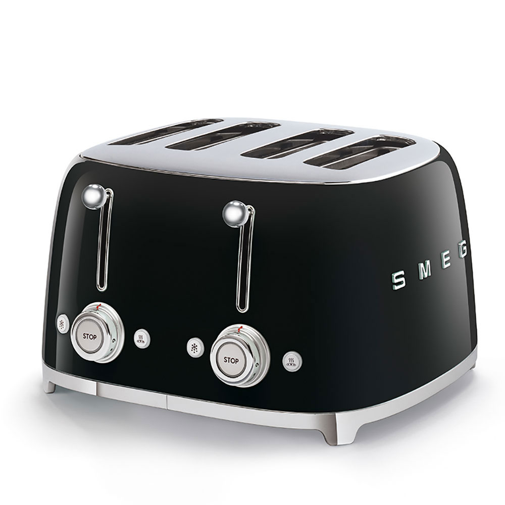 SMEG Toaster 4 Schlitze schwarz SMEG Toaster 4 Schlitze schwarz