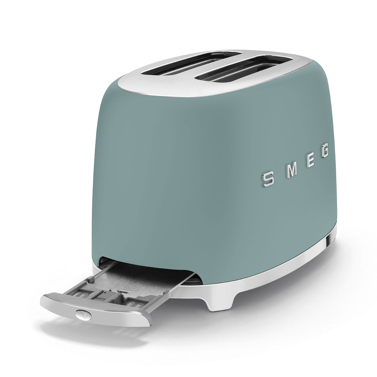 SMEG Toaster TSF01 mit Brötchenaufsatz Emerald Green SMEG Toaster TSF01 mit Brötchenaufsatz Emerald Green